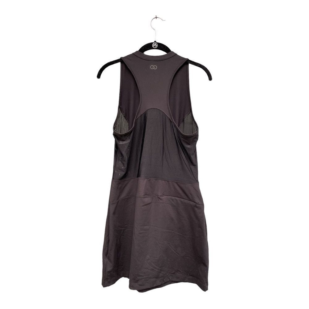NWT CALIA by Carrie Underwood Perforated Sleeveless Golf Dress Black XS - Picture 7 of 11